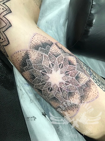 Dotwork mandala